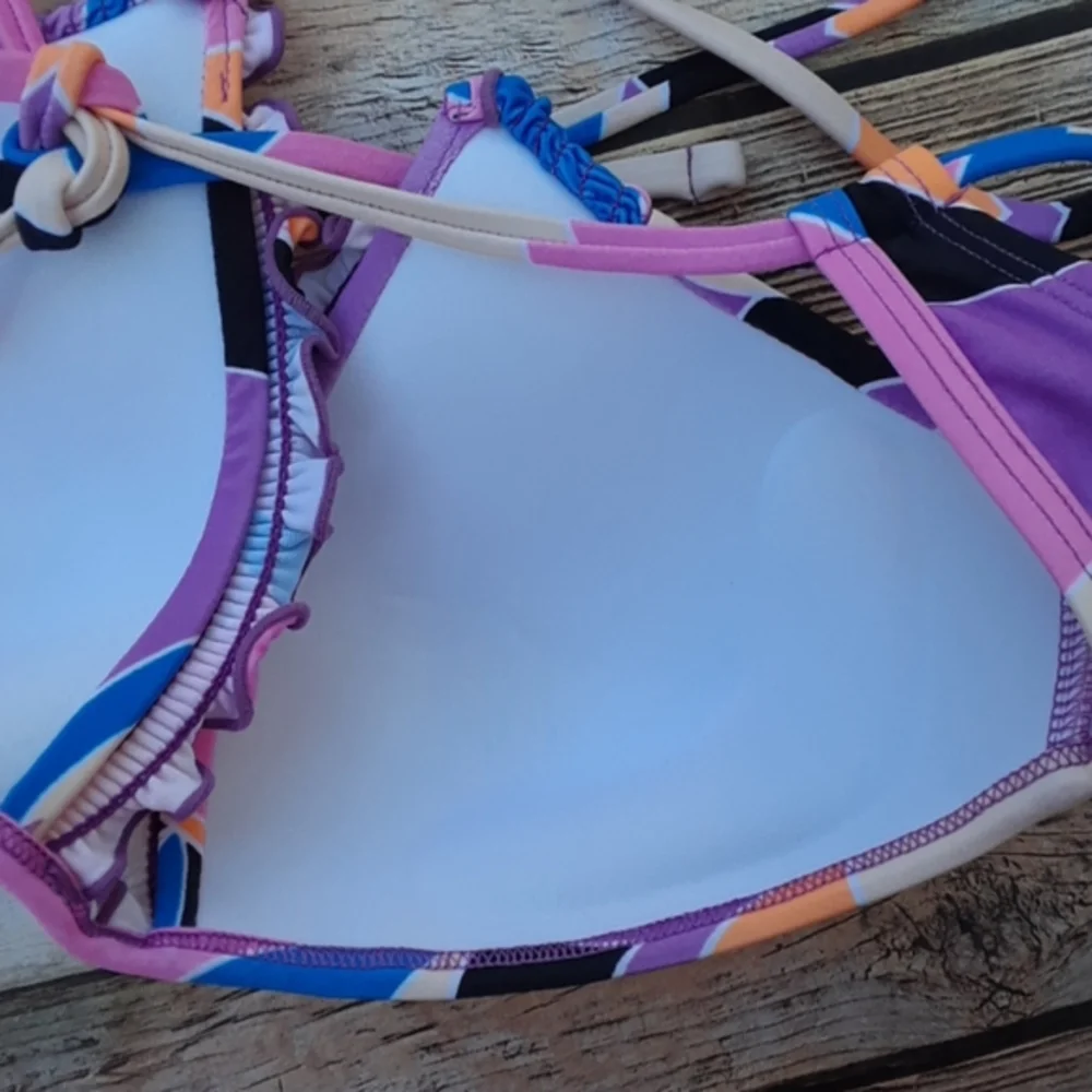 Salt‎ & Cove Kaleidoscope Smocked Bikini Top